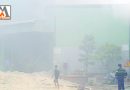 Tiền Giang: Cháy kho chứa thức ăn gia súc rộng hơn 1.000 m2