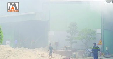 Tiền Giang: Cháy kho chứa thức ăn gia súc rộng hơn 1.000 m2